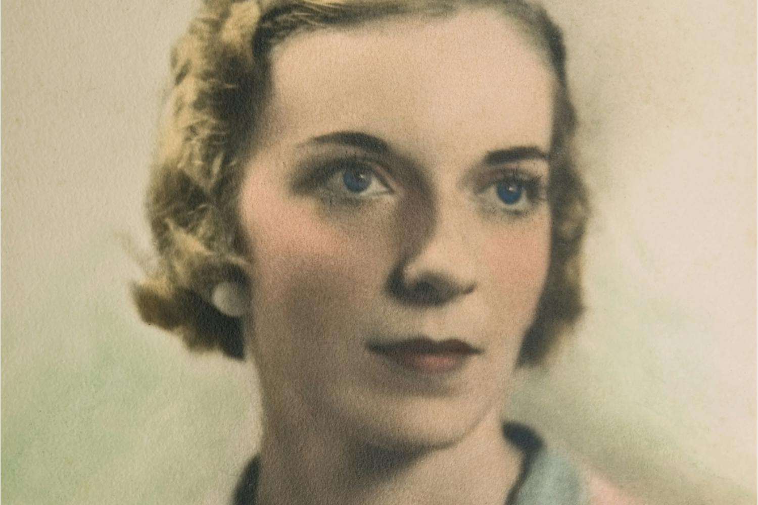 Gammelt fotografi af kvinde